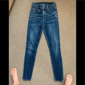 High wasted Citizens of Humanity Skinny Jeans 25